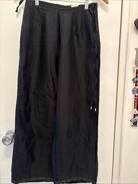 Cotton and silk blend wide leg pants
Fab India brand